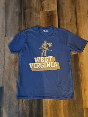 West Virginia Mountaineers Blue Graphic Tee
